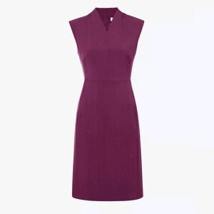 MM.LaFleur Plum Sheath Dress